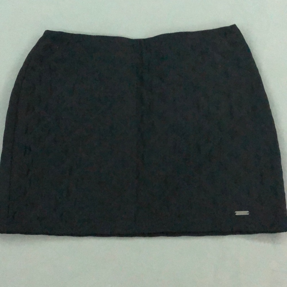 Abercrombie Kids Quilted Mini Skirt Black Blue Size 12 Girls